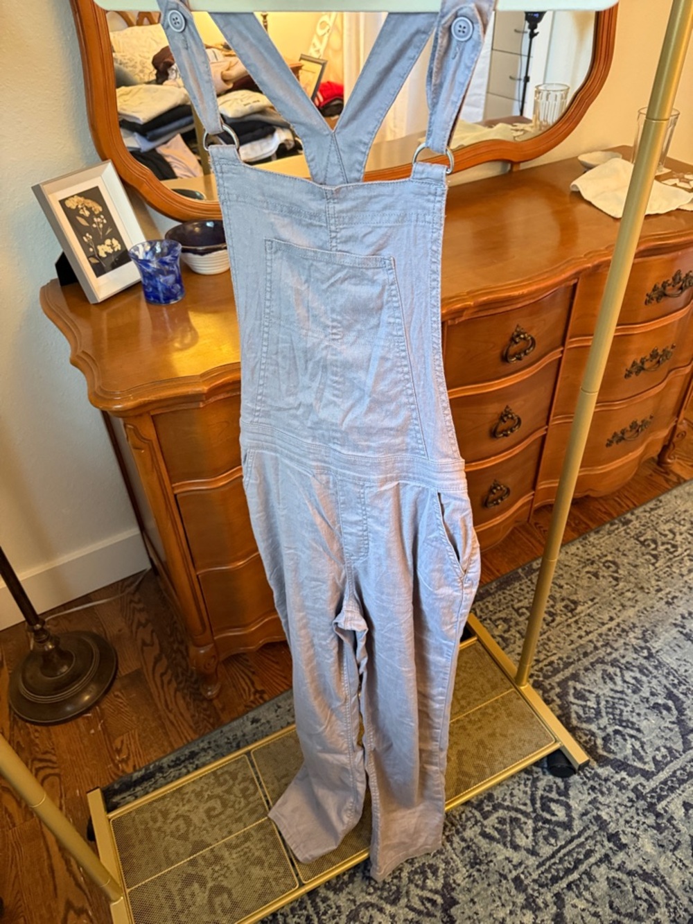 Light Grey Women's Overalls Jumpsuit